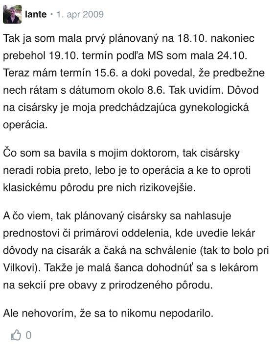 Cisársky rez diskusia Modrykonik