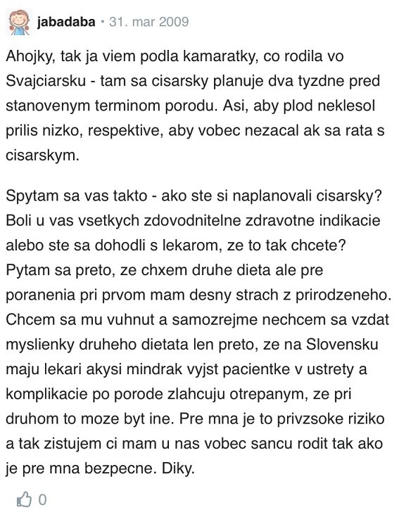 Cisársky rez otázky Modrykonik