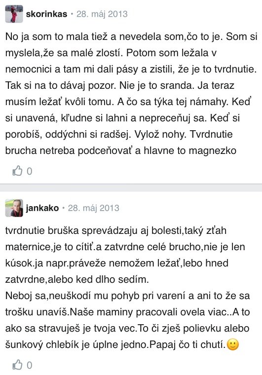 Ako rozpoznať tvrdnutie brucha? diskusia Modrykonik