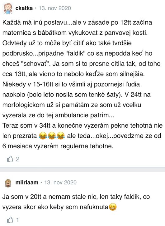 Ako vyzerá bruško v druhom mesiaci tehotenstva? skúsenosti Modrykonik