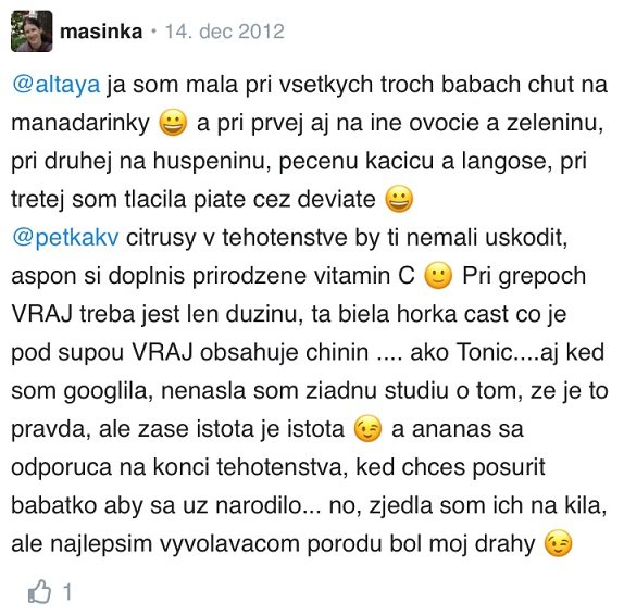 Ananás v tehotenstve. Hrozí mi nejaké riziko? skúsenosti Modrykonik