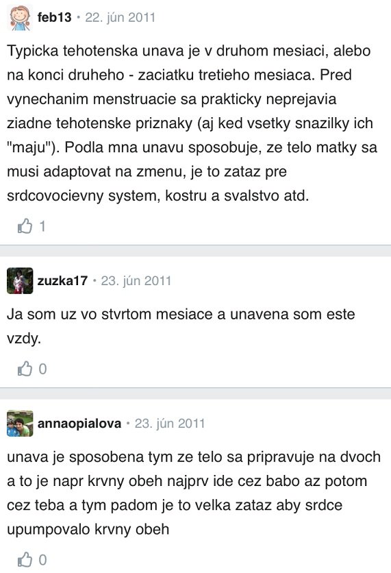Únava, slabosť a točenie hlavy v tehotenstve mamičky skúsenosti Modrykonik